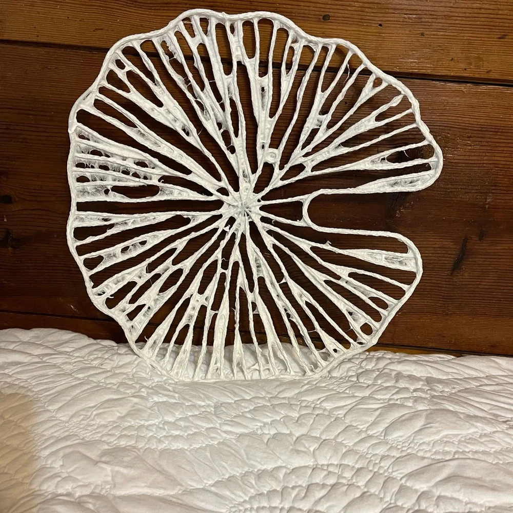 New Anthropologie Sand Dollar Paper Wall Hangings, Set of 3 - Picture 6 of 10